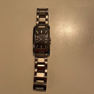 Burberry silver watch